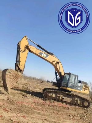 Гонщик 340D2L Использованная гусеничная экскаватор 40 тонн Проверенный временем экскаватор для обработки земли