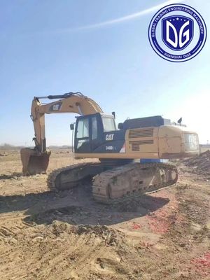 Гонщик 340D2L Использованная гусеничная экскаватор 40 тонн Проверенный временем экскаватор для обработки земли