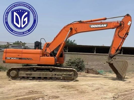 Экономия времени и труда DX300LC 30t использованный экскаватор Doosan с высокой прочностью