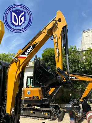 Использованный экскаватор Sany SY35 3 тонны Малый экскаватор для полёта Почти новый компактный дизайн