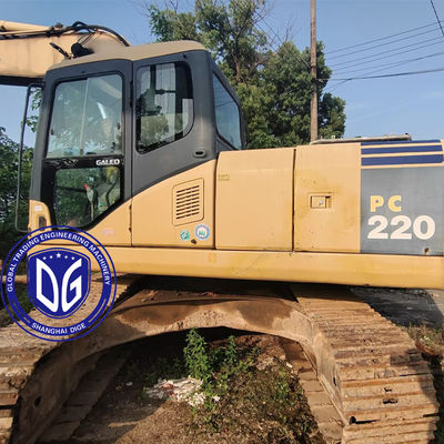 Оригинальный 22-тонный экскаватор Komatsu PC220-7 Происхождение из Японии Эргономическое управление