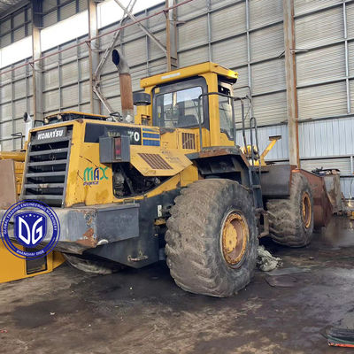 Передний загрузчик Оригинальный Komatsu WA470-6 Подержанный загрузчик в хорошем состоянии