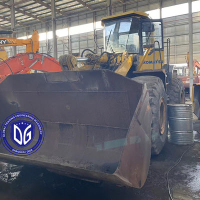 Оригинальный Komatsu WA470-6 Использованный загрузчик Антискользящие рельсы и эффективная система охлаждения