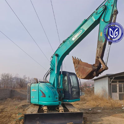 Использованный Kobelco SK135 13,5тонный экскаватор с ползучей ручкой Оригинальное состояние