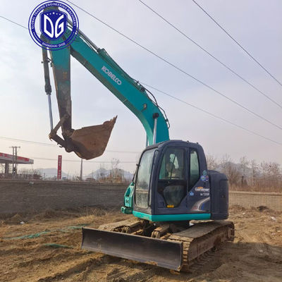 Использованный Kobelco SK135 13,5тонный экскаватор с ползучей ручкой Оригинальное состояние