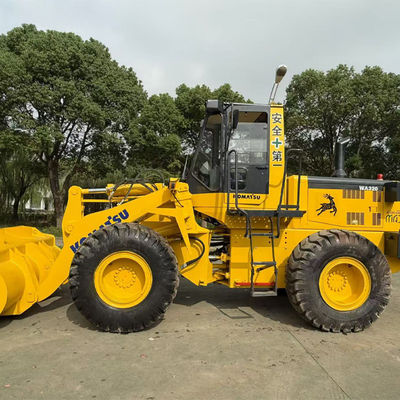 Японская марка загрузчика Komatsu WA320 Использованный загрузчик для строительного оборудования Komatsu