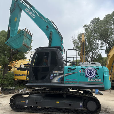 20тонная экскаватор японской марки Kobelco SK200 Использованная экскаватор для строительного оборудования Kobelco