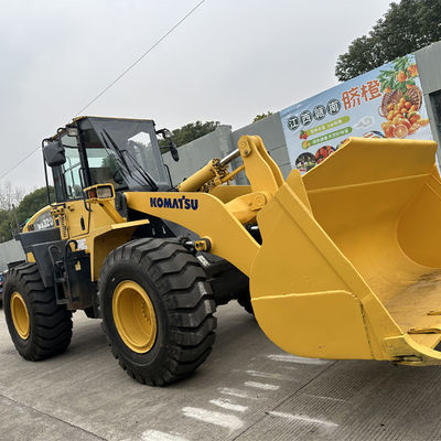 Использованный грузчик WA320-5 Япония Komatsu WA320-3 WA320-5 WA470-3 WA470-6 колесный грузчик В отличном состоянии