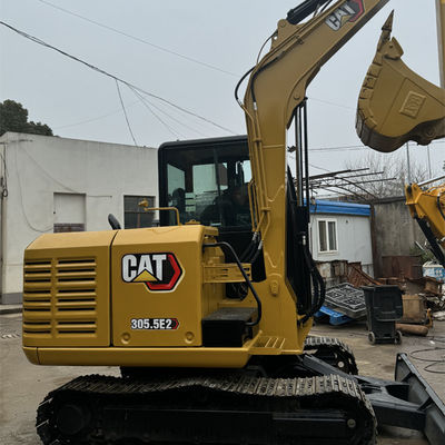 Происхождение Япония CAT305.5E Использованная гусеничная экскаватор CAT305.5E Crawler Excavator Подержанная гусеничная гидравлическая экскаватор