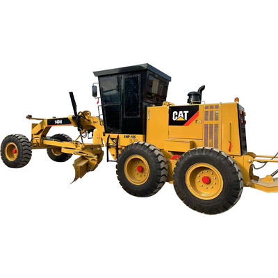 Гидравлический двигатель Caterpillar Grader 140h 14677kg Машины вес для и точного классификации дороги