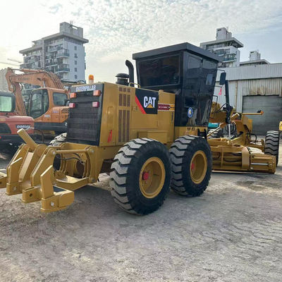 Гидравлический двигатель Caterpillar Grader 140h 14677kg Машины вес для и точного классификации дороги