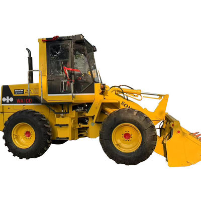 Нагрузчик на кладбище Komatsu WA100 Лучшее оборудование для ваших строительных проектов