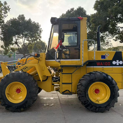 Нагрузчик на кладбище Komatsu WA100 Лучшее оборудование для ваших строительных проектов