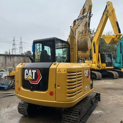 Использованный экскаватор Caterpillar скорость и маневренность 5,6 км / ч для занятых площадок городской реконструкции