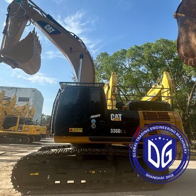 Продается подержанный экскаватор Caterpillar 336D, готовый к отправке в Южную Америку