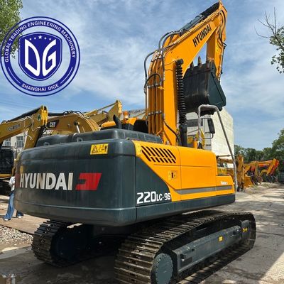 Б/у экскаватор Hyundai 220LC-9S с двигателем Cummins, готов к отправке в Оман