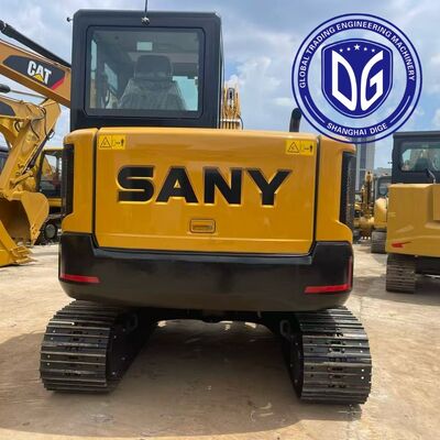 Sy60 6 тонн Использованная экскаваторная машина SANY Использованная экскаваторная гидравлическая машина
