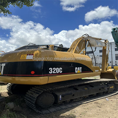 Подержанный экскаватор Caterpillar 320C 20t на складе с лучшей ценой прочный мощный экскаватор для продажи
