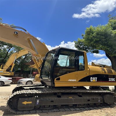 Подержанный экскаватор Caterpillar 320C 20t на складе с лучшей ценой прочный мощный экскаватор для продажи