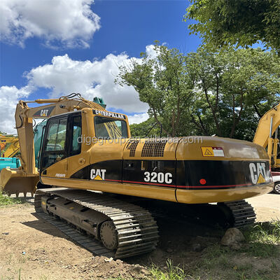 Подержанный экскаватор Caterpillar 320C 20t на складе с лучшей ценой прочный мощный экскаватор для продажи