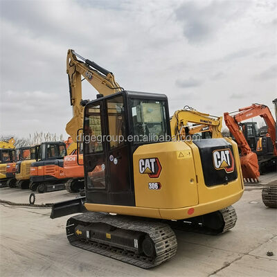 Подержанный экскаватор Caterpillar 306E 6t на складе с дешевой ценой Прочный прочный мощный экскаватор