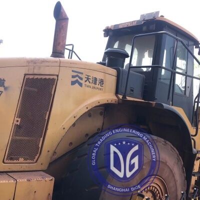 Япония 6,5-тонная подержанная колесная погрузчица Caterpillar CAT980H колесная погрузчица высокого качества на складе