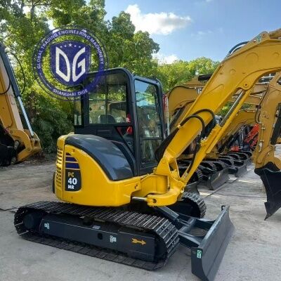 Использованная Япония Komatsu PC40 мини экскаватор 4 тонны Малый гидравлический экскаватор Низкий рабочий день